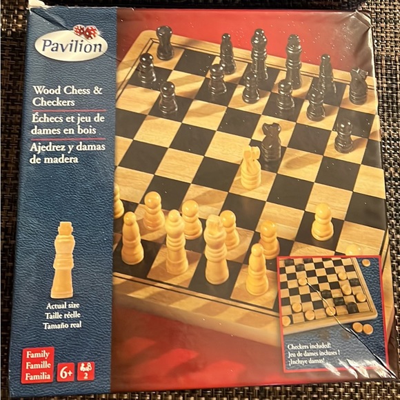 Games | Chess Checkers Set Games Board Games Family Fun | Poshmark